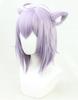 Nekomata Rice Porridge Cosplay Wig, Heat-Resistant Purple Wig, Cosplay Wig for Halloween, Events, Photoshoots, and Festivals (Wig + Ears + Tail)