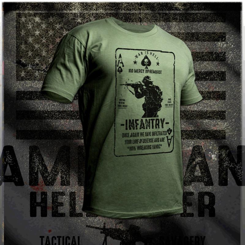 

Infantry T-shirt Army Infantryman grunt Combat Veteran Special operations tee S