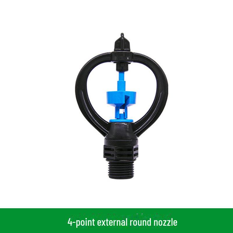 4" X 4/6" Rain-Shaped Sprinkler Head, Universal Threaded Plastic Disc for Garden Irrigation