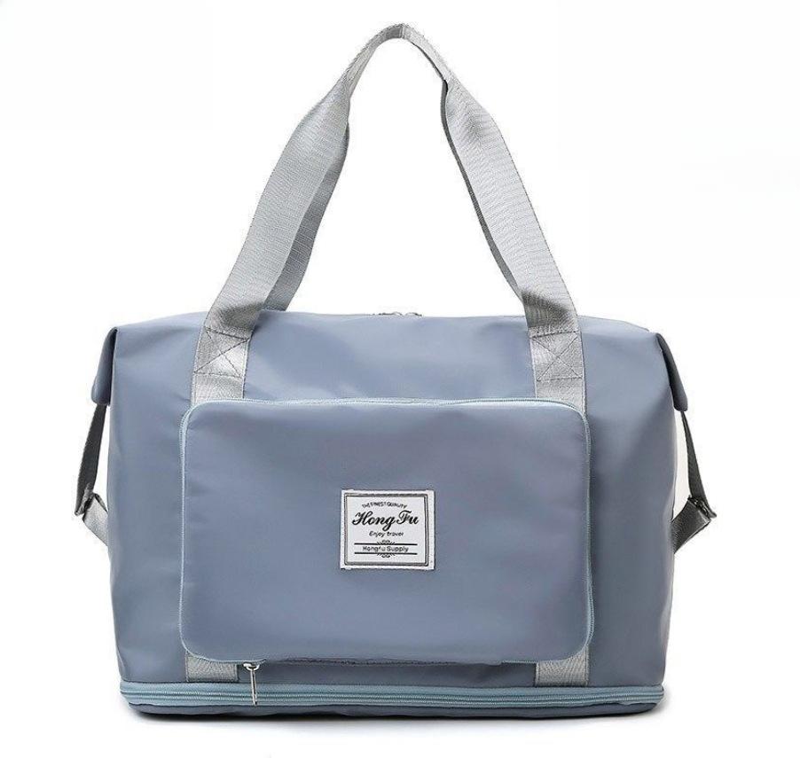 Canvas backpack, college style drawbar bag, travel bag, large capacity business travel luggage bag, foldable