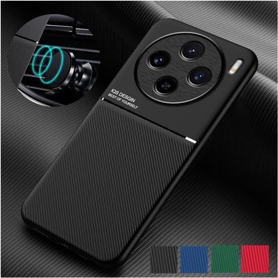 Robuste, rutschfeste, stoßfeste Hülle für Vivo X100 Pro X90 X80 Lite Cover Magnetische Autohalterung Coque Fundas Capa