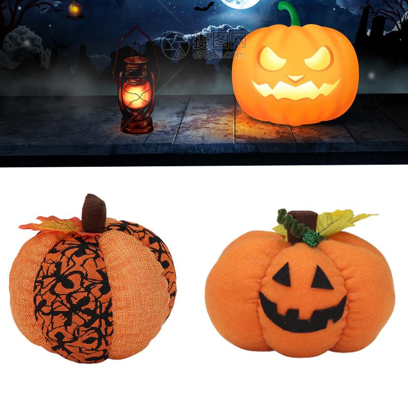 Pumpkin Plush Halloween Toy Simulation Home Desktop Decoration Party Gift Props