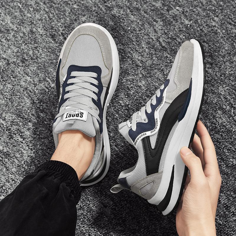 2023 nowe męskie buty Casual sportowe męskie buty latająca siateczkowa powierzchnia oddychająca sznurowana bieganie męskie buty studenckie