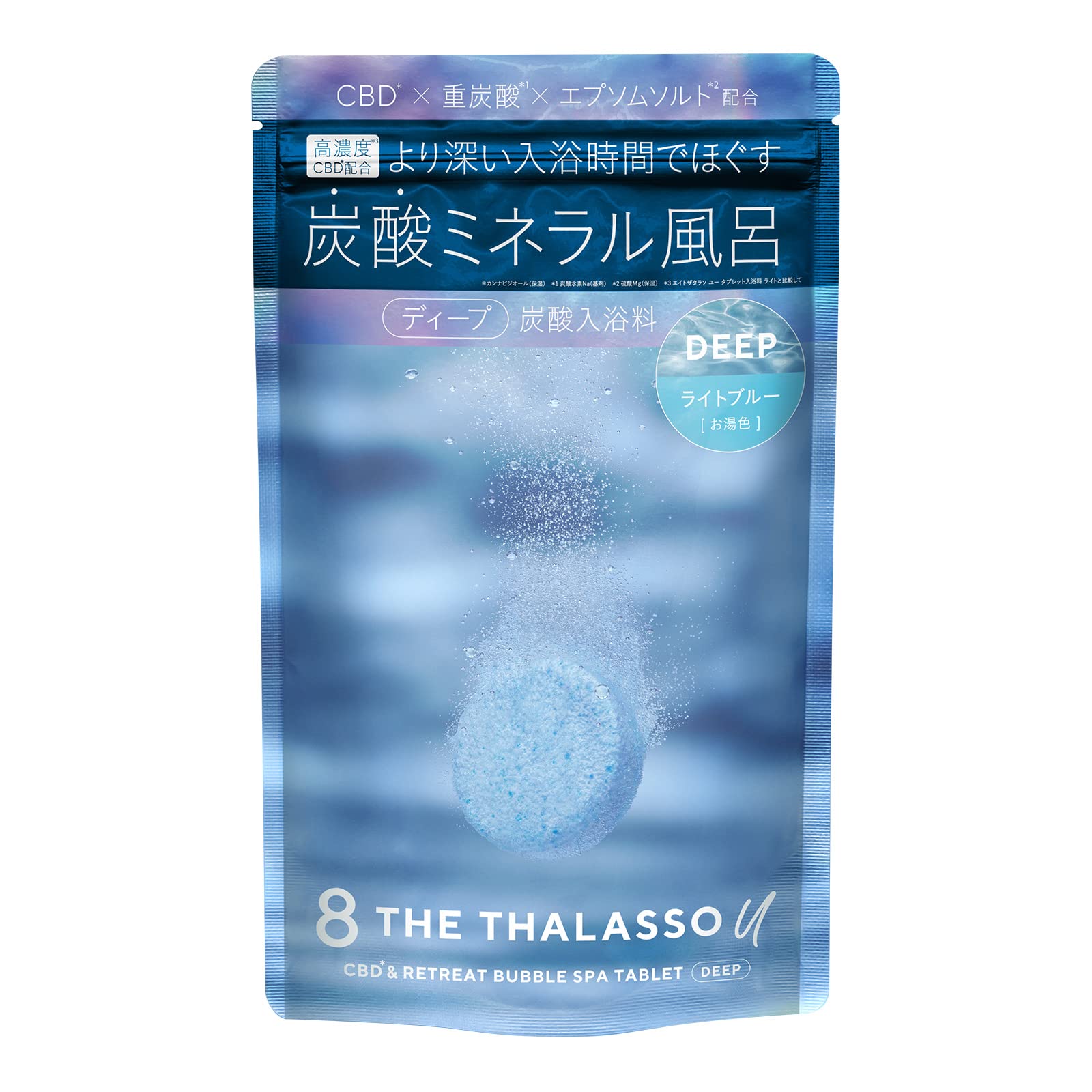 

Восемь Thalasso You CBD Retreat Bubble Spa Tablet Bath Fee Deep &