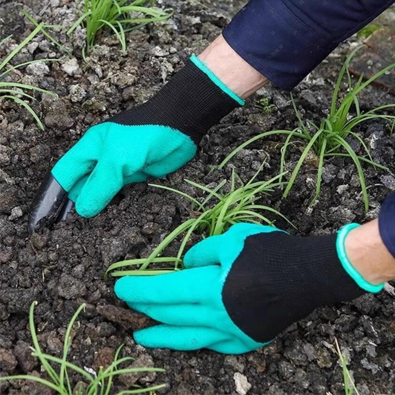 Clawed Gardening Gloves, Puncture Resistant, Waterproof, Durable, Weeding, Digging, Flower & Vegetable Planting