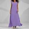 Women's Casual Sleeveless V-Neck Split Side Elegant Long Dresses