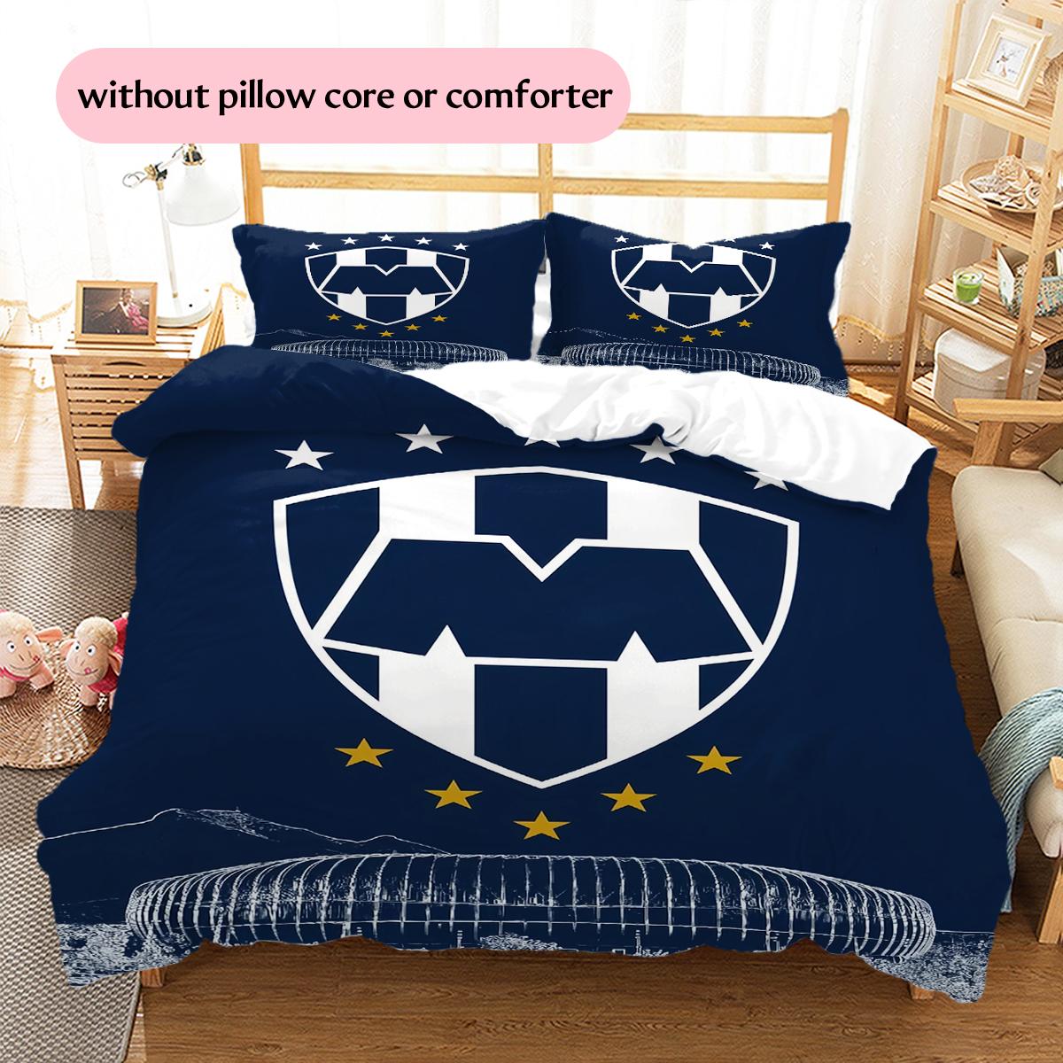 

CF Monterrey Pattern Bedding Home Decoration Birthday & Festival Gift (1 * duvet cover + 2 * pillowcase, without core) 135x200cm