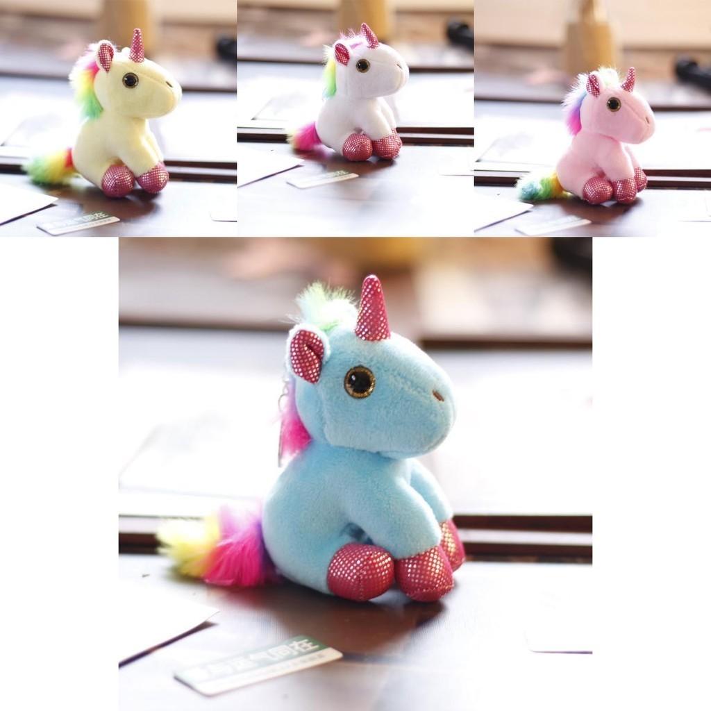 Cute Unicorn Stuffed Animal With Soft Pp Cotton Perfect For Bags Or Keys