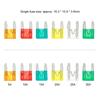 120pcs Mini Blade Fuses Auto Car Truck Assortment Fuse Kit 5A 10A 15A 20A 25A 30A
