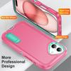 For iPhone 16 Case PC+Silicone+EVA Kickstand Drop-Proof Phone Cover