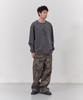 Tonilolenseu Pigment Graphic Long Sleeve Charcoal