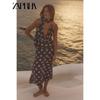 Zaprha2025 New Retro Elegant Polka Dot Asymmetric A Word Skirt Design Sense Niche 6929511