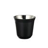 1pcs Stainless Steel 304 Coffee Cup, Double-layer Small Glass, Italian Espresso Cup, Insulated Cup, 80ml