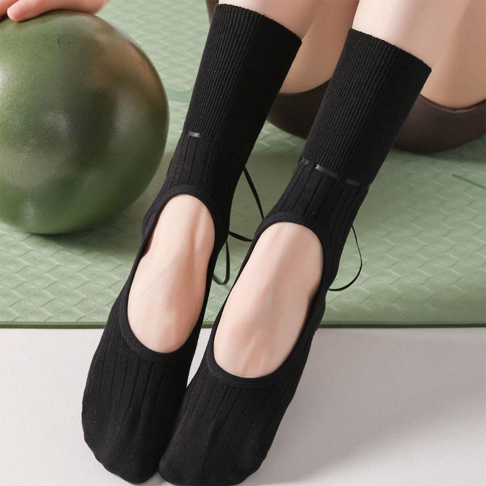 Breathable Pilates Socks Harajuku Street Mid Tube Socks New Yoga Socks