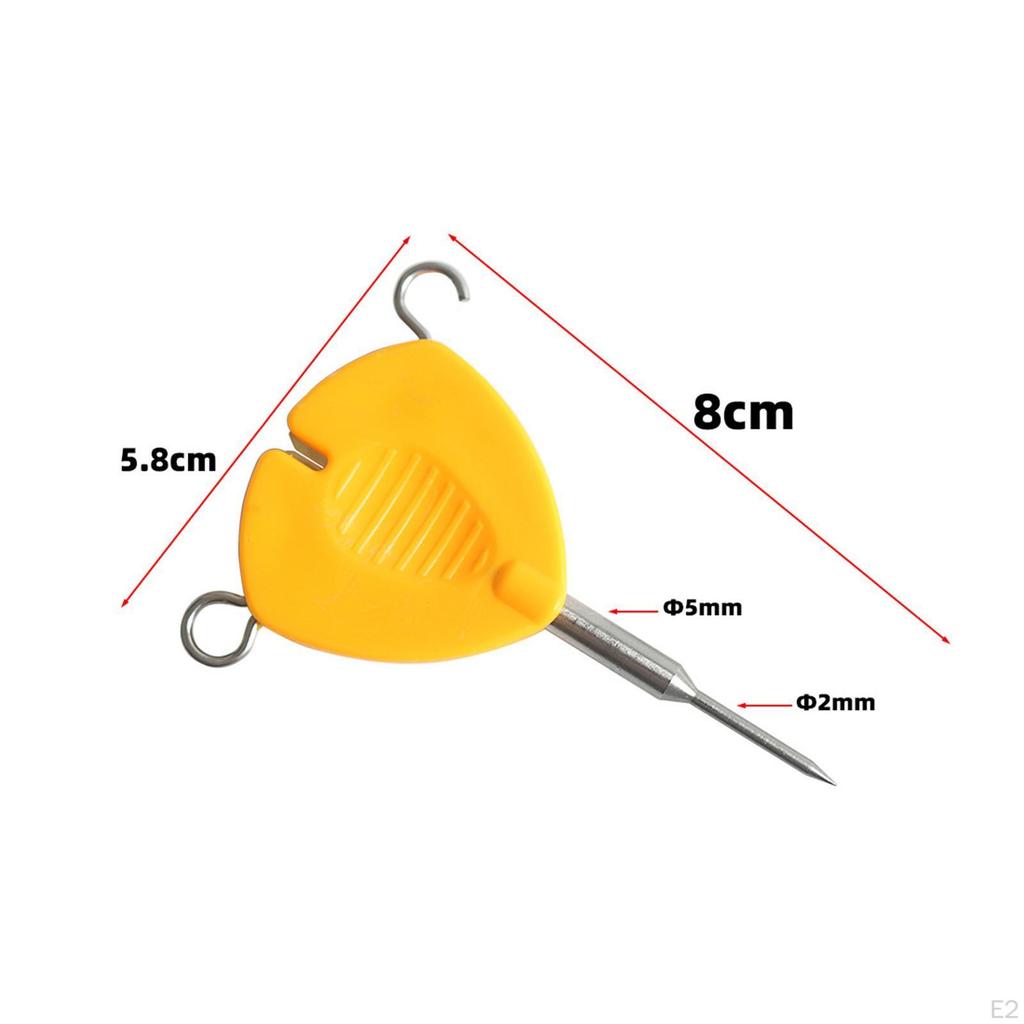 Fischleinenknotenlöser Werkzeug, 5-in-1 Zubehör Multifunktionaler Schäler, Abisolierer,