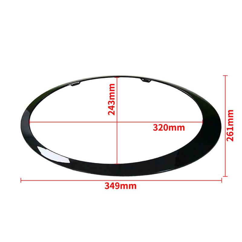 51137149905 1Pair Car Headlight Ring Bezel Trim Surround Cover For BMW Mini Cooper S R55 R56 R57 Clubman 2007-2015 51137149906