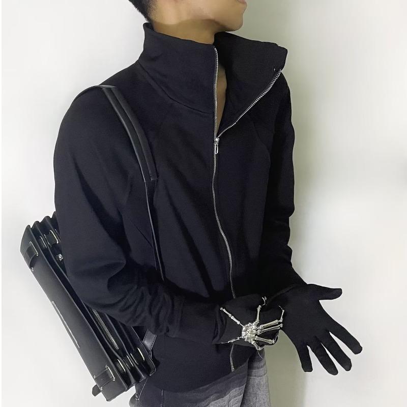Unisex Hochwertige Reißverschluss-Strickjacke für Frühling/Herbst – Lockere Passform, Vielseitiges Oberteil