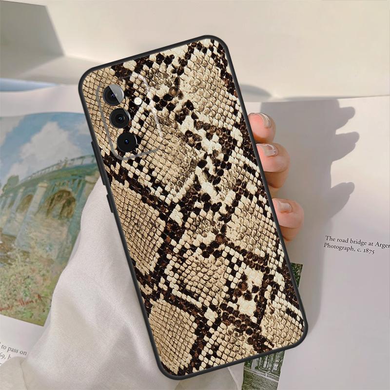 

Snake Skin Print Cover For Samsung Galaxy A14 A24 A34 A54 A13 A23 A33 A53 A73 A12 A22 A32 A52 A71 A51 Case Samsung A54 5G