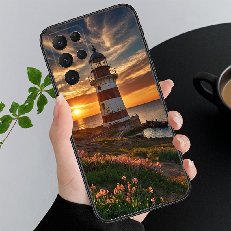 

Phone Case For Samsung A55 A16 A56 A36 A35 A15 A53 A54 A33 A34 A25 A05S A52 A52S A14 A26 A71 Lighthouse A54