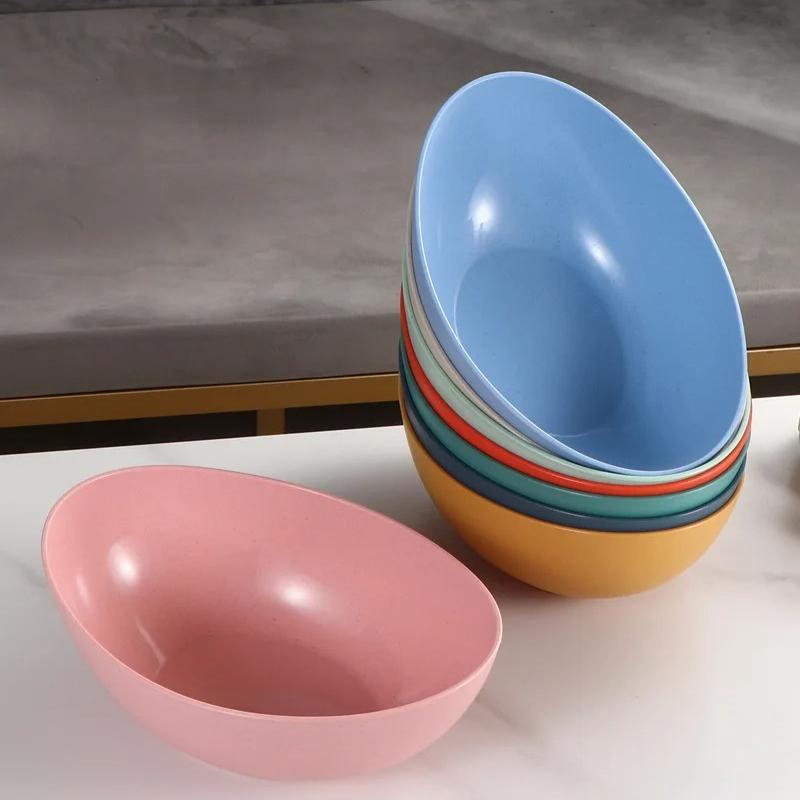 Prosta i przyjazna dla środowiska kreatywna miska na sałatkę, miska na warzywa do użytku domowego, miska na owoce, kuchenna miska na jedzenie do mikrofalówki