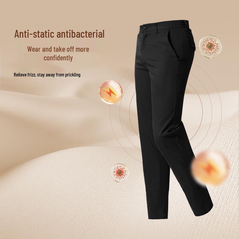 Seven Wolves Men's Winter Warm Fleece-Lined Casual Pants