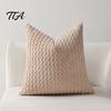 Three Dimensional Texture Pillowcase Corduroy Pillow Cover, Bubble Throw Solid Color Pillowcase, Decorative Sofa Cushion Cover Modern for Couch