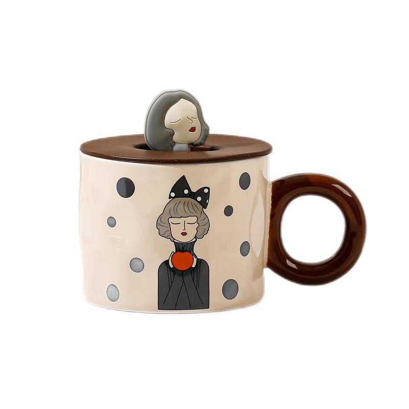 Shangheng Apple Girl Ceramic Mug