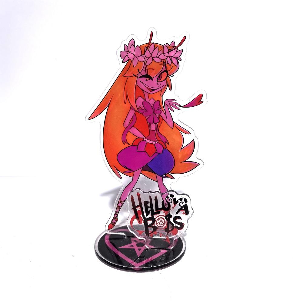 Anime Figure Acrylic Stand Model Plate Alastor Fizzarolli Angel Desk Decor Standing Sign Game Fans Gift Ornaments Stand Model