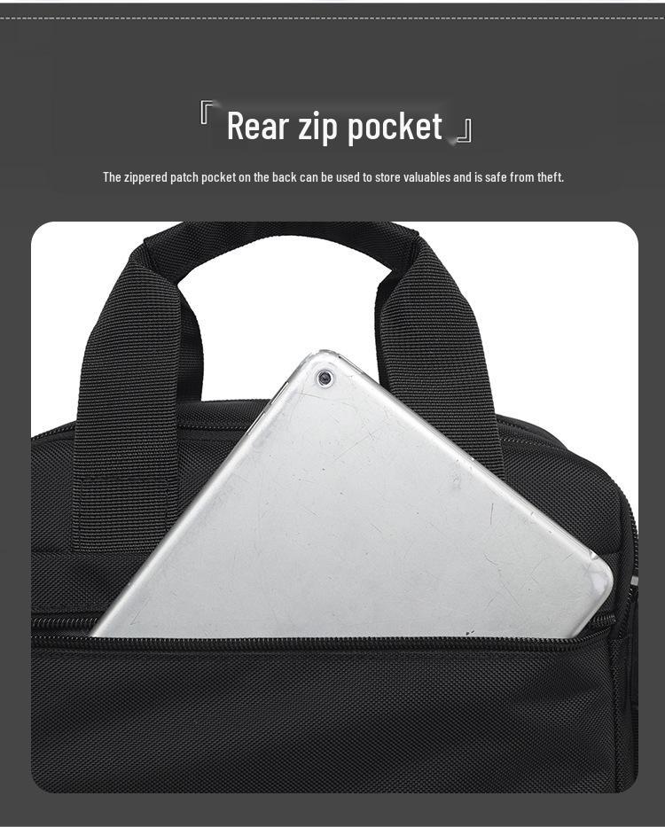 Men's Large Capacity Oxford Cloth Crossbody Bag - 2025 Spring Business & Casual Style