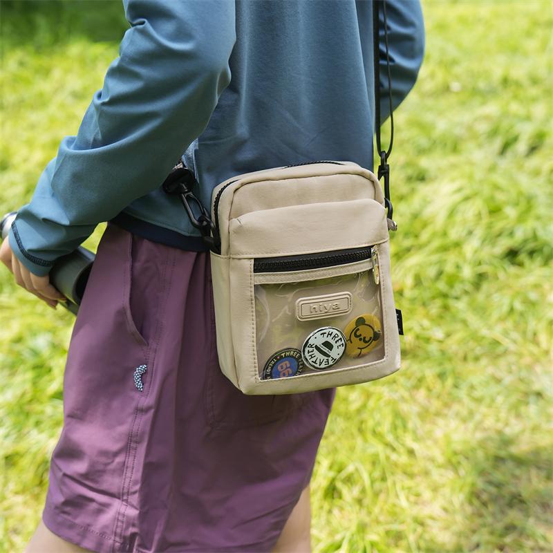 Mobile Phone Bag Unisex Small Square Bag Commuter Water-repellent Crossbody Bag
