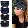 Bohemia Women Headpiece Stretch Turban Hair Accessories Headwear Yoga Run Bandage Hair Bands Headbands Headwrap Wide Headwrap
