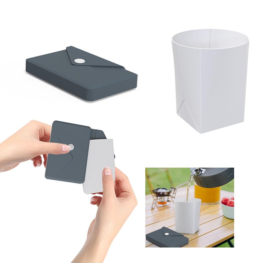 250ml Silicone Collapsible Cup with Storage Cover Camping Mug Heat-Resistant Folding Mug for Camping Hiking