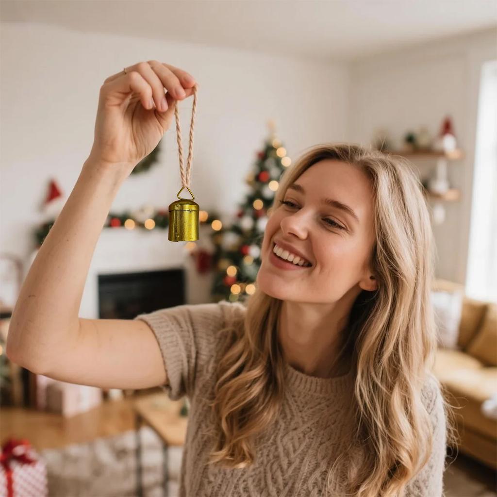 Vintage Cowbell Mixed Set Wind Chimes Christmas Metal Crafts