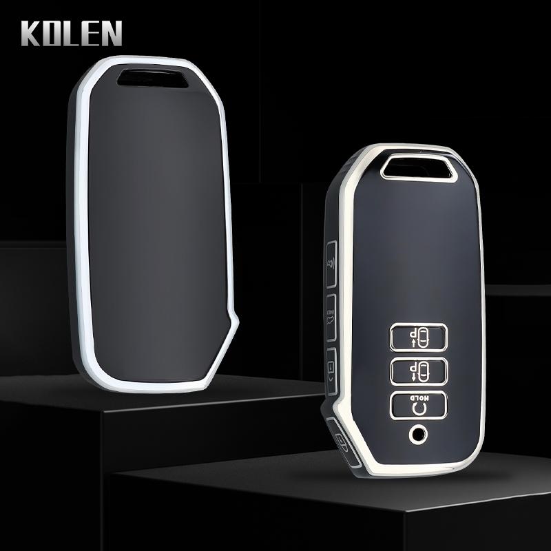Fashion Tpu Car Key Case Cover For Kia Sportage Niro Sorento Mq4 Ev6 Seltos K5 K8 V6 Gtline   7 Buttons Protected Fob