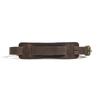 BLEUDECHAUFFE Snap Hook Leather Strap - Dark Brown