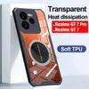 Funda Transparente para Realme GT 7 Pro / GT7 7T Funda Protectora Transparente con Disipación de Calor para Teléfono para Realme GT7 Pro Funda