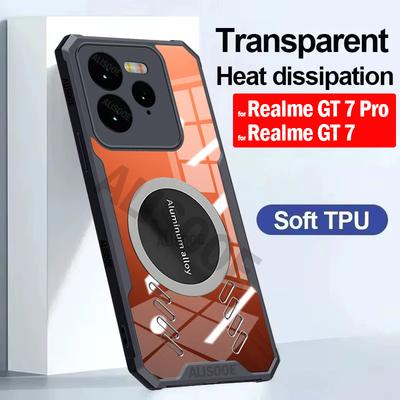 Clear Capa for Realme GT 7 Pro / GT7 7T Case Transparent Heat Dissipation Protection Phone Cover for Realme GT7 Pro Funda