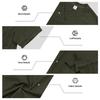 Men's V Neck Short Sleeve Knit Top Lightweight Ribbed Pullover Soft Texture Casual Classic Fit Summer Shirt