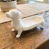 3D Wind Sausage Dog Jewelry Storage Tray Watch Key Storage Tray Phone Glasses Storage Artifact Pet Theme Warm Gift