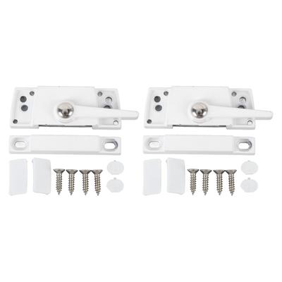 2 Set Sliding Window Sash Lock Zinc Alloy Aluminum Alloy Cam Type Casement Window Sash Lock Right