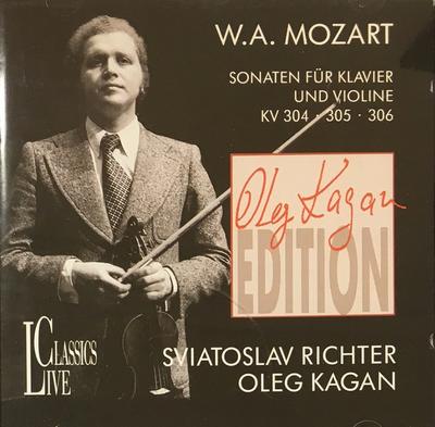CD WOLFGANG AMADEUS MOZART, SVIATOSLAV - Sonaten Für Klavier Und Violine KV  LCL122 Live Classics 1992 Germany Classical Used