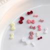 50Pcs Kawaii Resin Bow Nail Art Charms 3D Sweet Colorful Nail Bow Tie Accessories Ribbon Nails Decorations Parts Diy