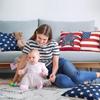 DUZXLCQ 4th of July Decorations Pillow Covers 18x18 inch Set of 4 Independence Day Patriotic Throw Pillow Case n Flag Stars and Stripes Cushion Case