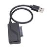 Serial ATA to USB Adapter Cable Efficient Transfer High Stability Serial ATA II Interface for Laptop Optical Drive