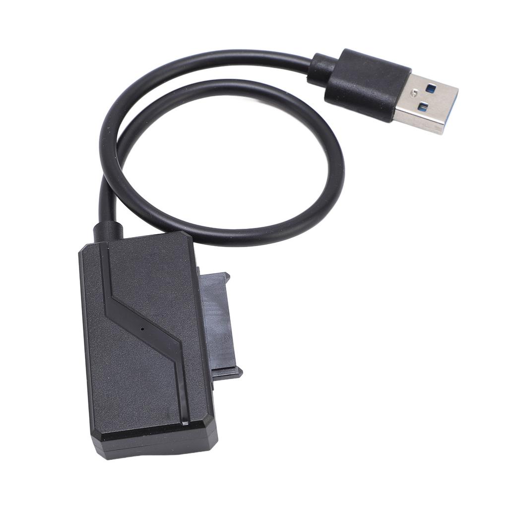 Serial ATA to USB Adapter Cable Efficient Transfer High Stability Serial ATA II Interface for Laptop Optical Drive