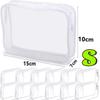 1/24PCS Transparent PVC Storage Travel Organizer Clear Makeup Bag Beautician Cosmetic Bag Beauty Case Toiletry Bag Wash Bags