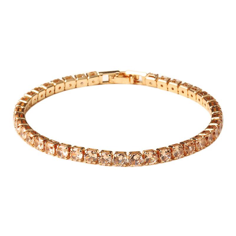 Hip Hop 4.0 Bracelet European and American Men's and Women's Jewelry Fashion Versatile Micro-inlaid Zircon Couple Bracelet