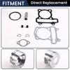 A58X-Motorcycle Cylinder Set Engine Casing Accessories Cylinder Piston Ring Gasket Oil Seal Kit DS150 WS150 GS150 ATV150