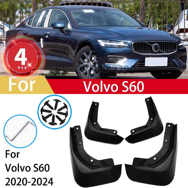 

4Pcs Mudguards For Volvo S60 2020 2026 2026 2026 Mud Flaps Splash Guards MudFlaps Front Rear Fender Car Accessories