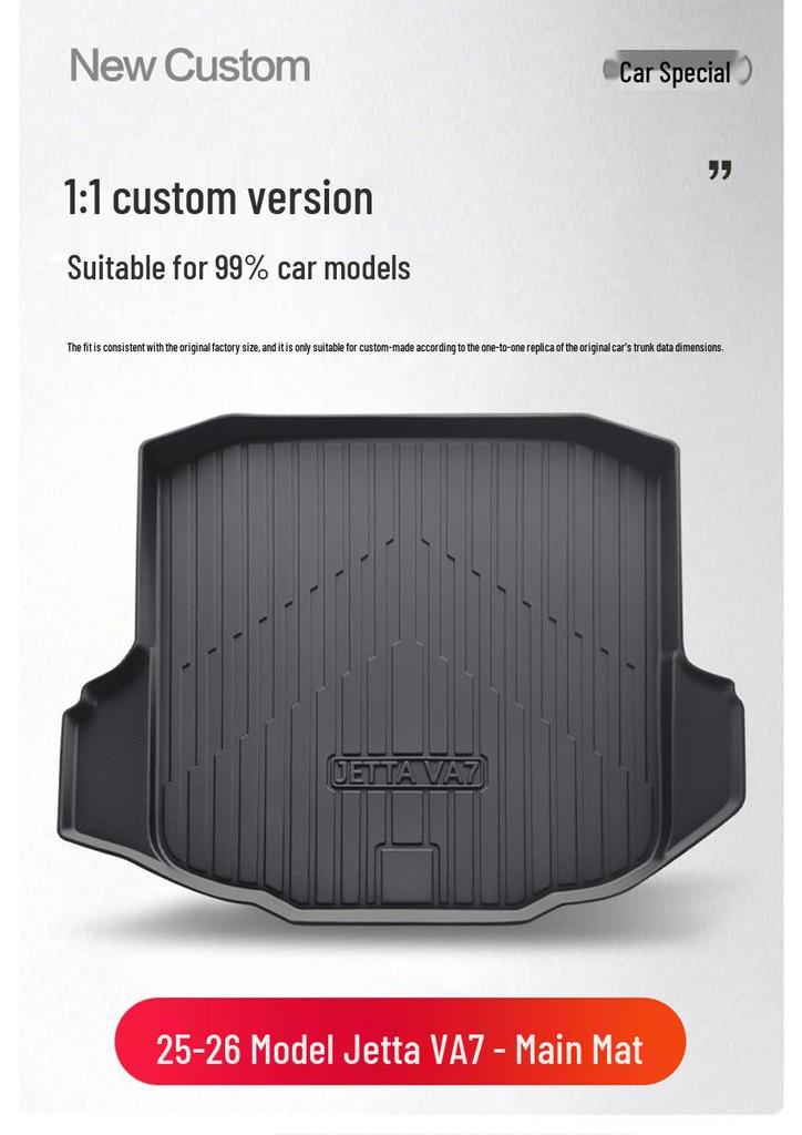 Jetta VA7 TPE Rear Trunk Mat - Car Interior Decorative Accessory